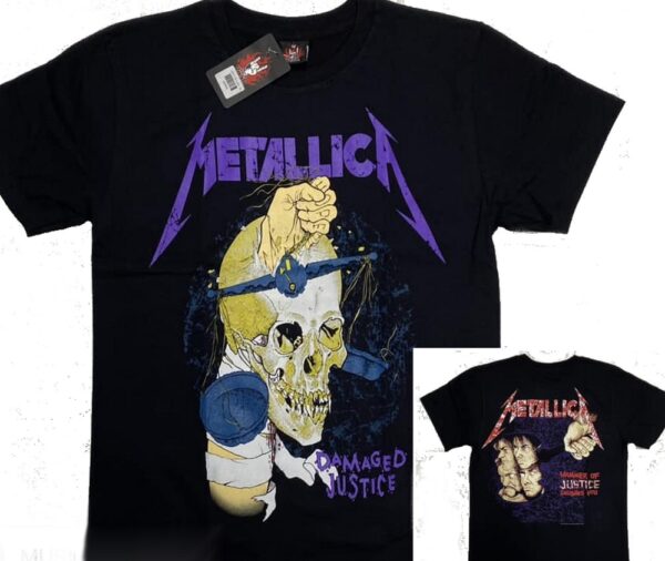 Metallica t-shirt Damaged Justice size L