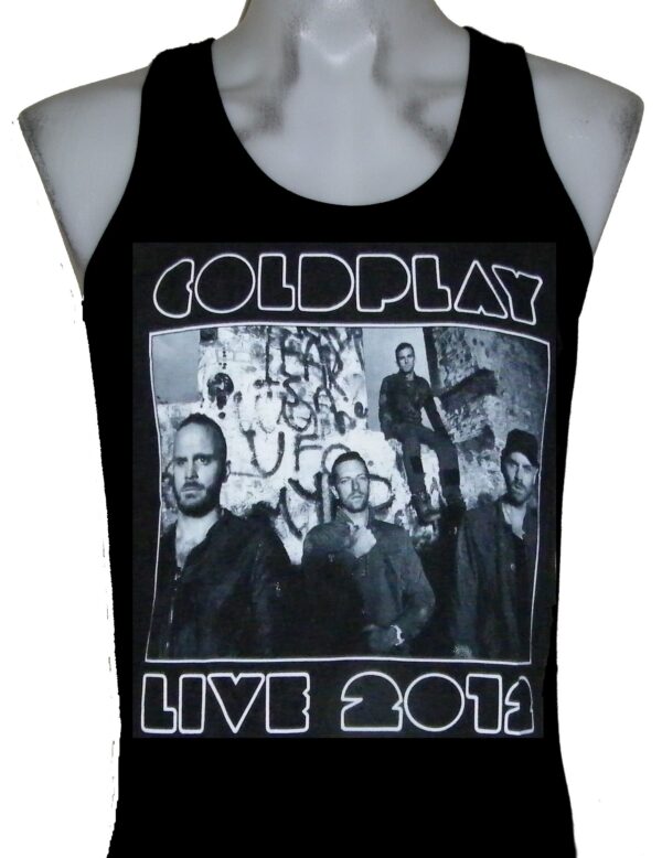 Coldplay tank top Live 2012 size S