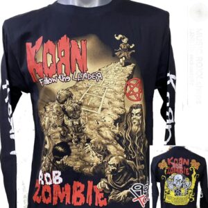 Korn + Rob Zombie long-sleeved t-shirt 1999 Tour size XL