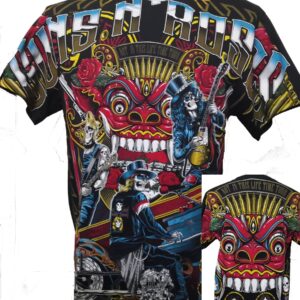 Guns `n` Roses t-shirt Not in This Lifetime size M all-over print