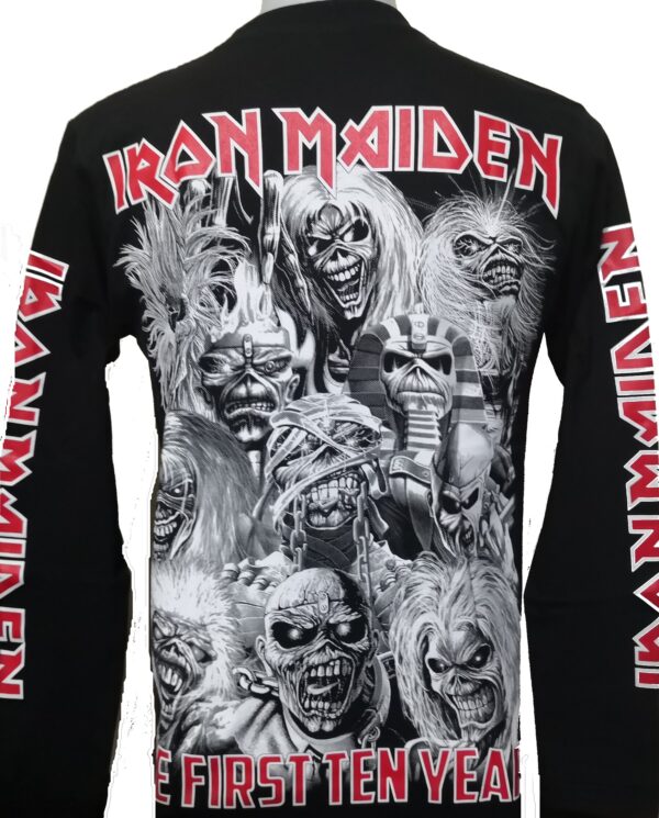 Iron Maiden long-sleeved t-shirt The First Ten Years size M - Image 3