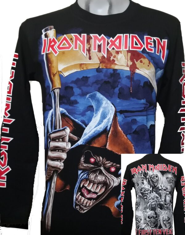 Iron Maiden long-sleeved t-shirt The First Ten Years size M