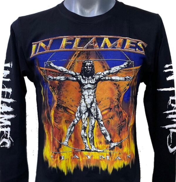 In Flames long-sleeved t-shirt Clayman size L - Image 2