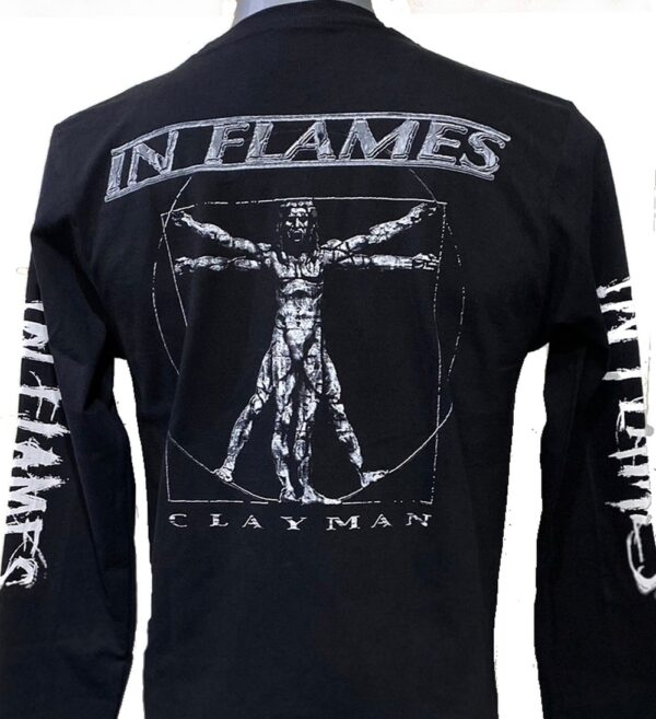 In Flames long-sleeved t-shirt Clayman size L - Image 3