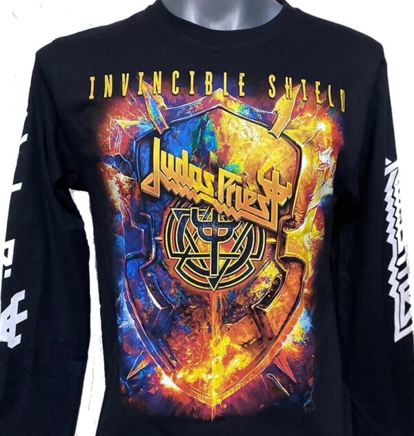 Judas Priest long-sleeved t-shirt Invincible Shield size L - Image 2