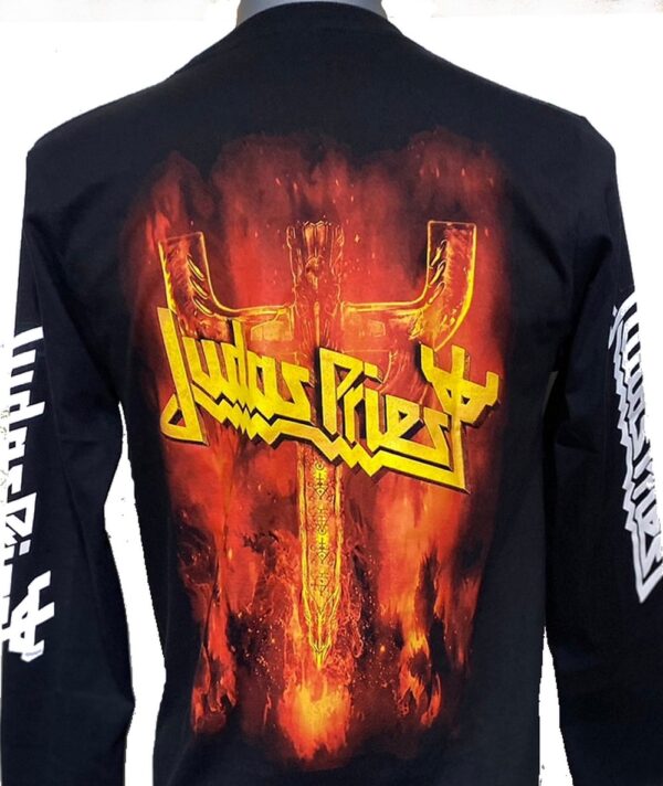 Judas Priest long-sleeved t-shirt Invincible Shield size L - Image 3