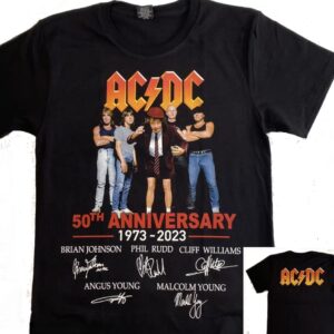 AC/DC t-shirt 50th Anniversary size XXL