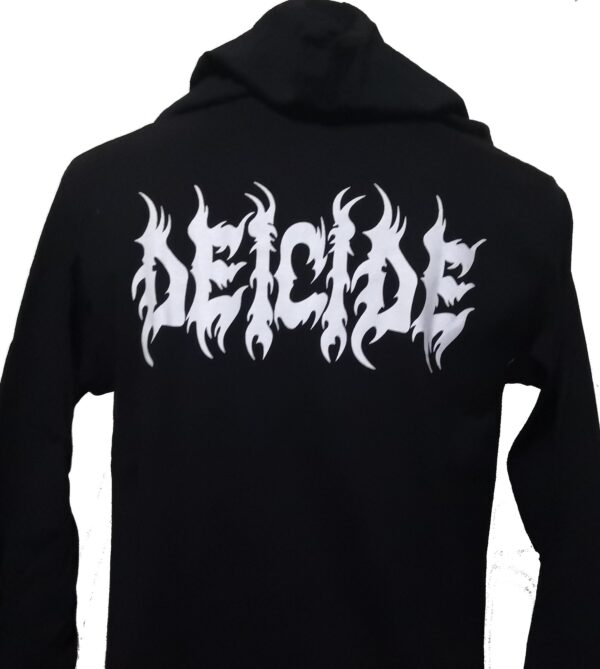 Deicide long-sleeved t-shirt w/hoodie Scars of the Crucifix size M - Image 2