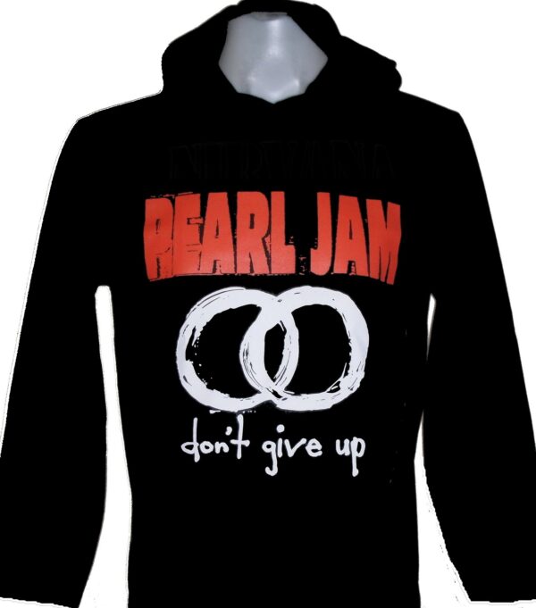 Pearl Jam long-sleeved t-shirt w/hoodie Don`t Give Up size L