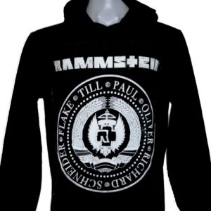 Rammstein long-sleeved t-shirt w/hoodie size L