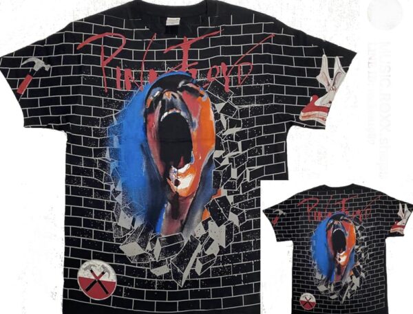 Pink Floyd t-shirt The Wall size M all-over print