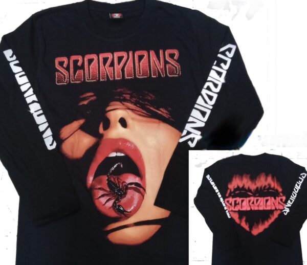 Scorpions long-sleeved t-shirt size M