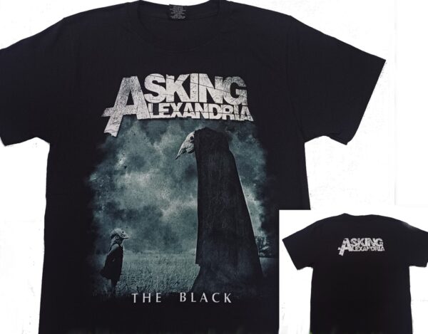 Asking Alexandria t-shirt The Black size L