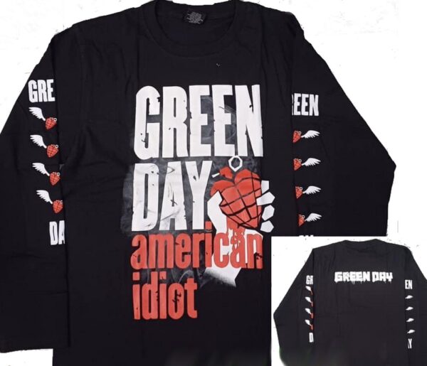 Green Day long-sleeved t-shirt American Idiot size XL