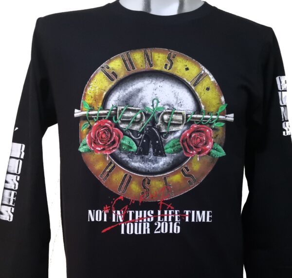 Guns `n` Roses long-sleeved t-shirt Not in This Life Time size XL - Image 2