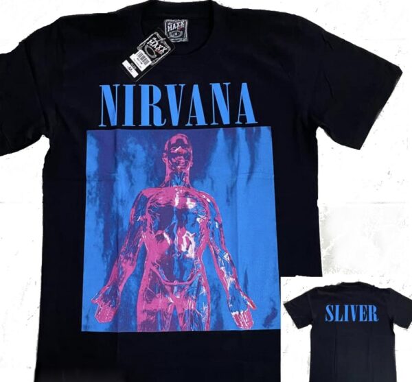 Nirvana t-shirt Sliver size L