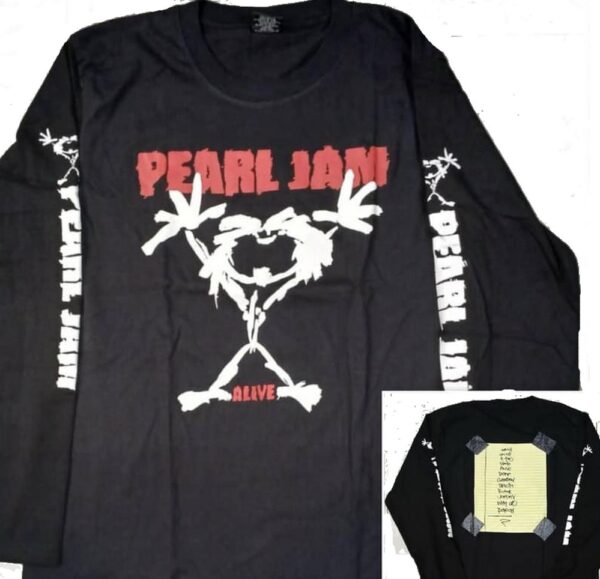 Pearl Jam long-sleeved t-shirt Alive size L