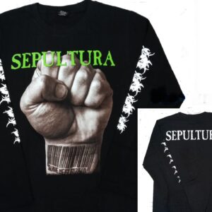 Sepultura long-sleeved t-shirt Slave New World size XL