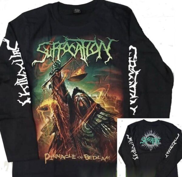 Suffocation long-sleeved t-shirt Pinnacle of Bedlam size S