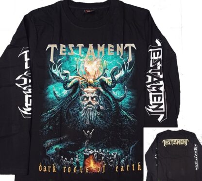 Testament long-sleeved t-shirt Dark Roots of Earth size S