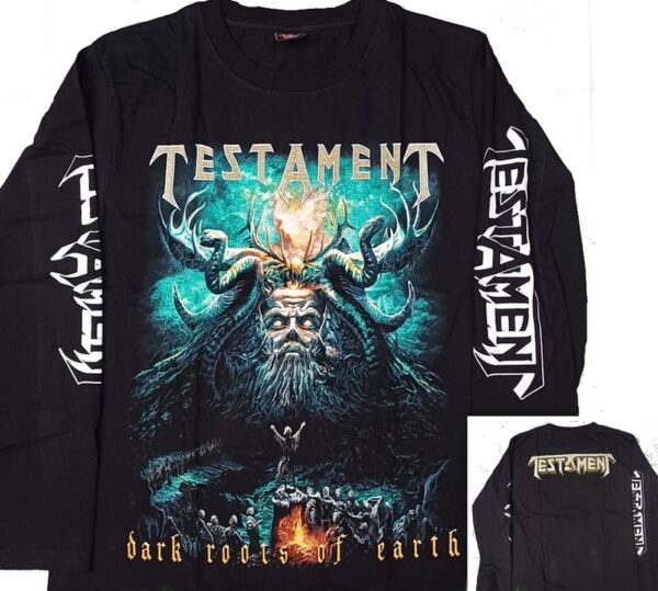 Testament long-sleeved t-shirt Dark Roots of Earth size XL