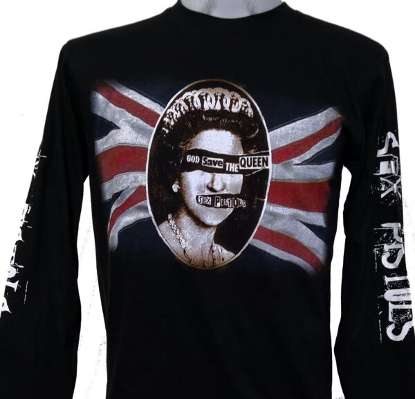 Sex Pistols long-sleeved t-shirt God Save the Queen size S