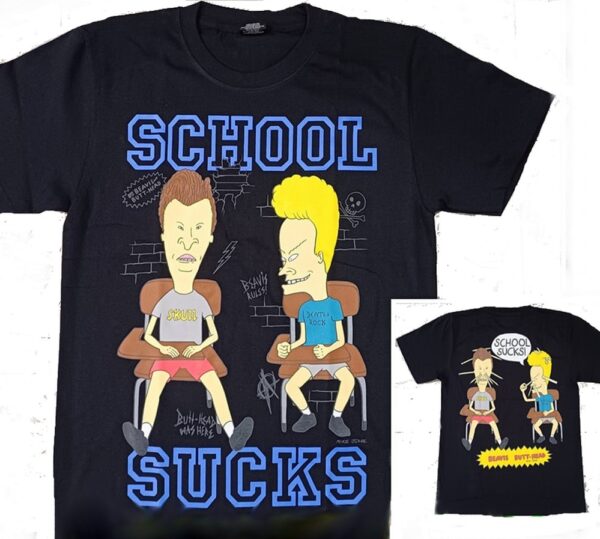 Beavis and Butt-Head t-shirt School Sucks size M