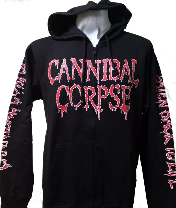 Cannibal Corpse hoodie/jacket Eaten Back To Life size XXL - Image 2