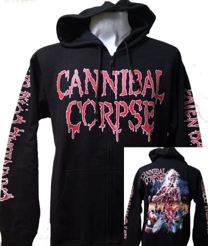 Cannibal Corpse hoodie/jacket Eaten Back To Life size XXXL