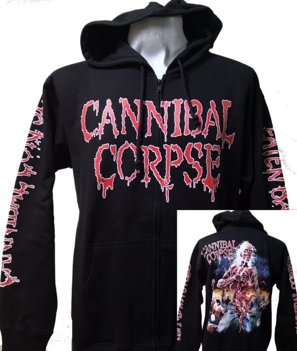 Cannibal Corpse hoodie/jacket Eaten Back To Life size XXL