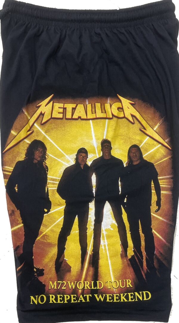 Metallica shorts No Repeat Weekend