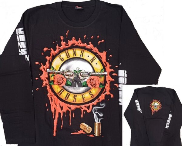 Guns `n` Roses long-sleeved t-shirt size M
