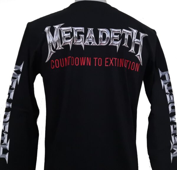 Megadeth long-sleeved t-shirt Countdown to Extinction size M - Image 2