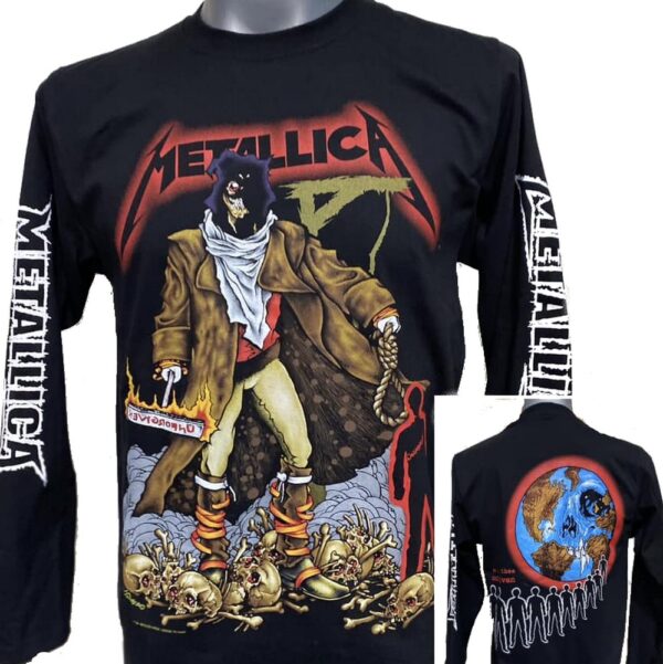 Metallica long-sleeved t-shirt size XL