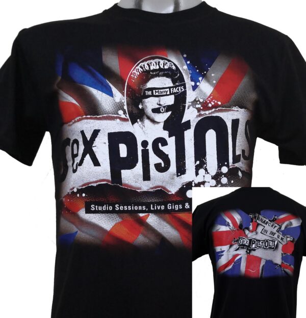 Sex Pistols t-shirt The Many Faces Of size M