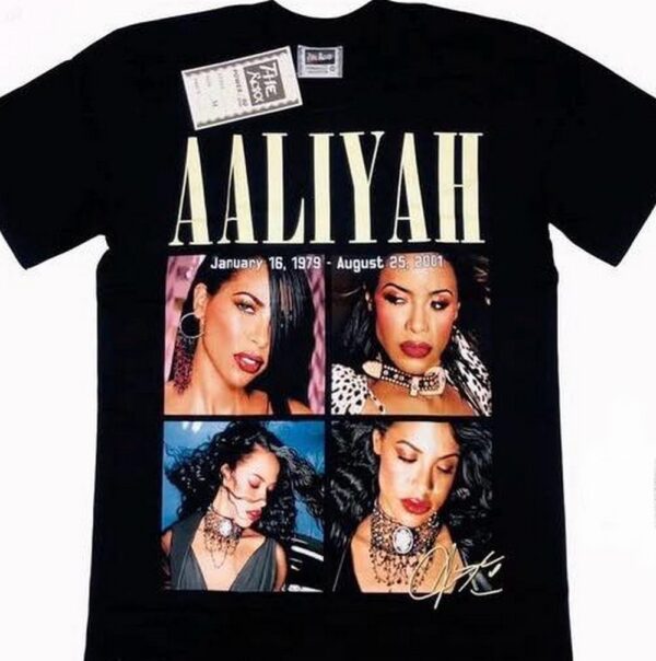 Aaliyah t-shirt size XXL - Image 2