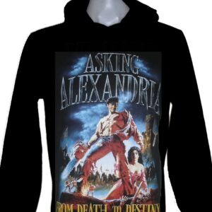 Asking Alexandria long-sleeved t-shirt w/hoodie From Death to Destiny size L