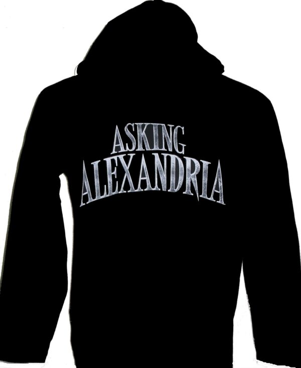Asking Alexandria long-sleeved t-shirt w/hoodie From Death to Destiny size M - Image 2