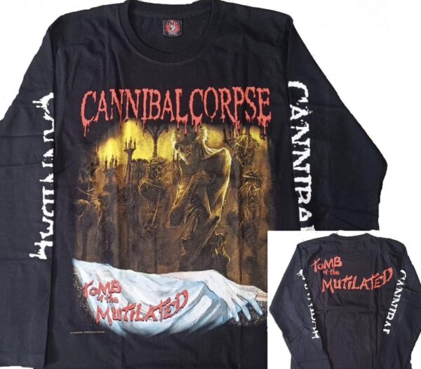 Cannibal Corpse long-sleeved t-shirt Tomb of the Mutilated size M