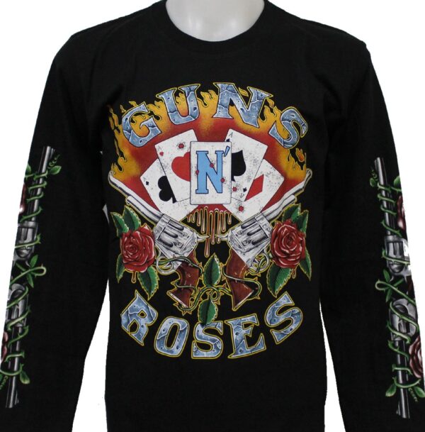Guns `n` Roses long-sleeved t-shirt size XXXL