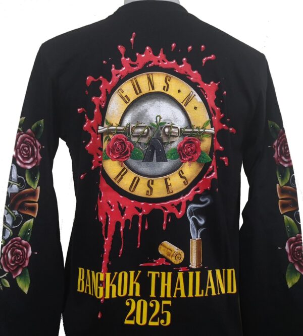 Guns `n` Roses long-sleeved t-shirt Bangkok size M - Image 3