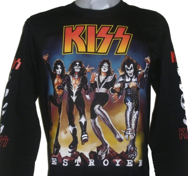 Kiss long-sleeved t-shirt Destroyer size M
