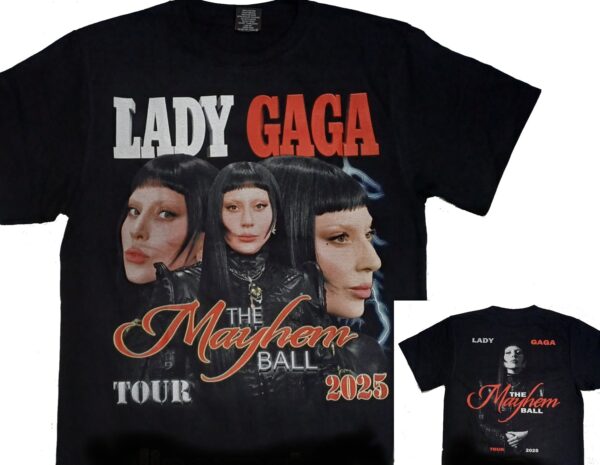 Lady Gaga t-shirt The Mayhem Ball size XL