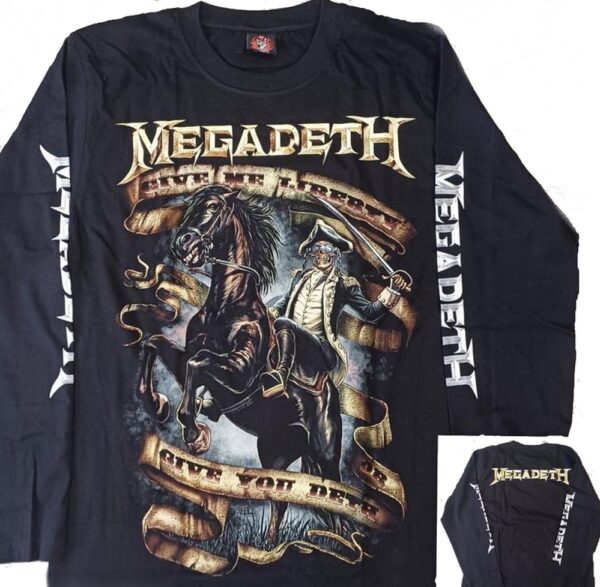 Megadeth long-sleeved t-shirt Give Me Liberty Or Give You Deth size M