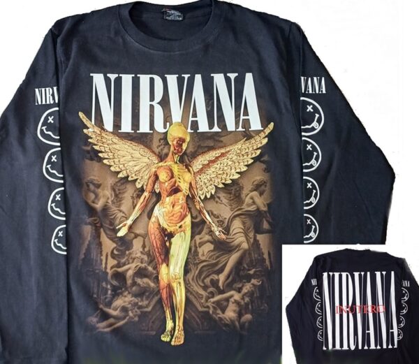 Nirvana long-sleeved t-shirt In Utero size XL
