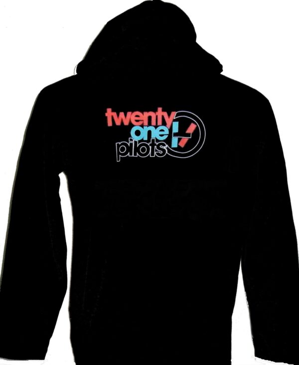 Twenty One Pilots long-sleeved t-shirt w/hoodie size L - Image 2