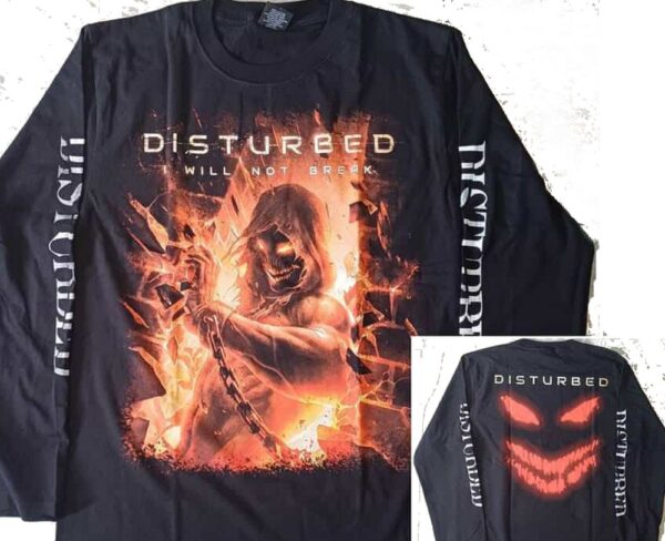 Disturbed long-sleeved t-shirt I Will Not Break size M