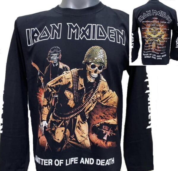 Iron Maiden long-sleeved t-shirt A Matter of Life and Death size XL