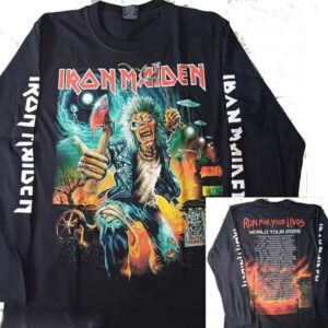 Iron Maiden long-sleeved t-shirt Run For Your Lives size XXL