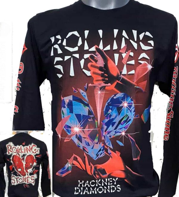 Rolling Stones long-sleeved t-shirt Hackney Diamonds size M